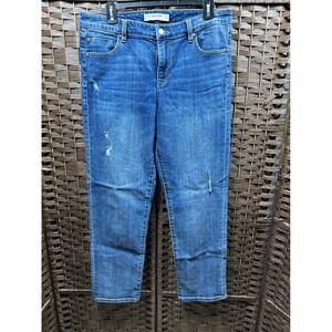 Liverpool‎ Los Angeles Women's Distressed Blue Denim Jeans size 10